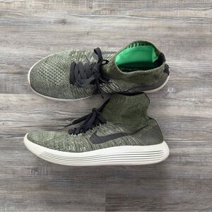 Nike LunarEpic Flyknit Rough Green Running Shoes Men’s 9